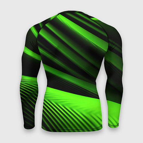 Мужской рашгард CS2 Counter strike green logo / 3D-принт – фото 2