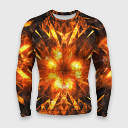Рашгард мужской Fire abstract, цвет: 3D-принт