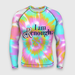 Рашгард мужской I am Kenough - retro tie-dye, цвет: 3D-принт