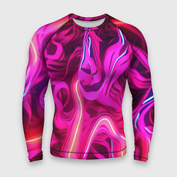 Мужской рашгард Pink neon abstract