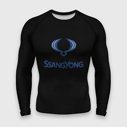 Рашгард мужской Ssang Yong auto, цвет: 3D-принт