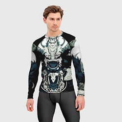 Рашгард мужской Король драконов с узорами, цвет: 3D-принт — фото 2