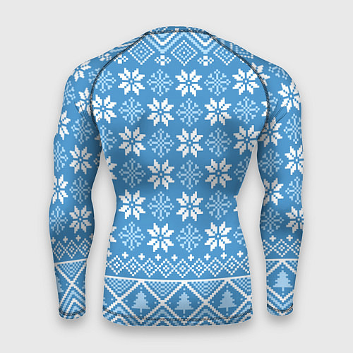 Мужской рашгард Huggy Wuggy christmas sweater / 3D-принт – фото 2