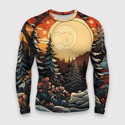 Рашгард мужской Волшебная роспись, цвет: 3D-принт