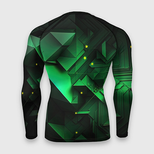 Мужской рашгард Визуальные иллюзии в геометрии / 3D-принт – фото 2