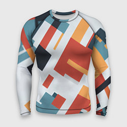 Мужской рашгард Геометрический узор - нейросеть
