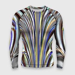 Мужской рашгард Струйчатый перламутровый узор