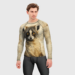 Рашгард мужской Лемур в стиле диаграмм Давинчи, цвет: 3D-принт — фото 2