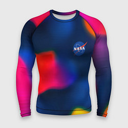 Рашгард мужской Nasa gradient sportcolor, цвет: 3D-принт