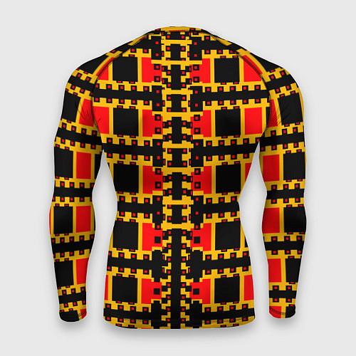 Мужской рашгард Королевские квадраты / 3D-принт – фото 2