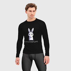 Рашгард мужской Саркастичный кролик, цвет: 3D-принт — фото 2