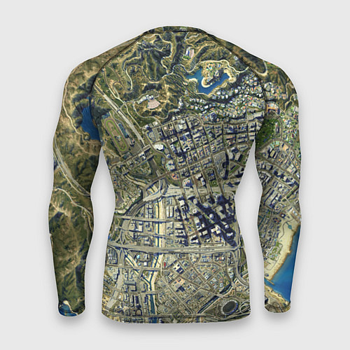 Мужской рашгард GTA 5 карта / 3D-принт – фото 2