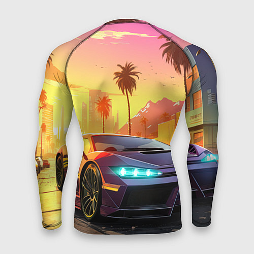 Мужской рашгард Auto GTA 6 / 3D-принт – фото 2