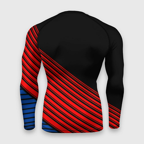 Мужской рашгард Half life stripes freeman / 3D-принт – фото 2
