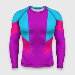 Рашгард мужской Always in sports сиреньевый, цвет: 3D-принт