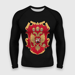 Рашгард мужской Российская империя символика герб щит, цвет: 3D-принт