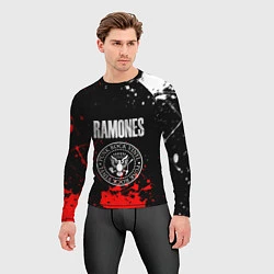 Рашгард мужской Ramones краски метал группа, цвет: 3D-принт — фото 2