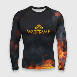Мужской рашгард Warframe шутер flame