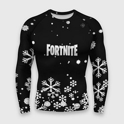 Рашгард мужской Fortnite новый год паттерн, цвет: 3D-принт