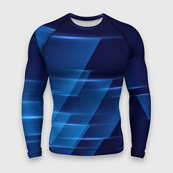 Рашгард мужской Blue background, цвет: 3D-принт