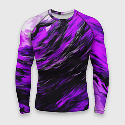 Мужской рашгард Чёрная и розовая буря