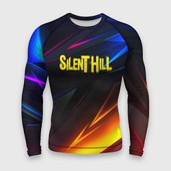 Мужской рашгард Silent hill stripes neon