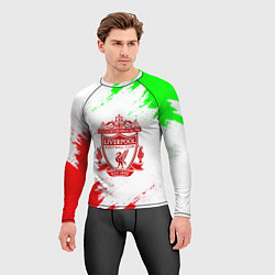 Рашгард мужской Liverpool краски спорт, цвет: 3D-принт — фото 2