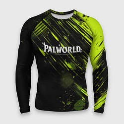 Мужской рашгард Palworld logo black green