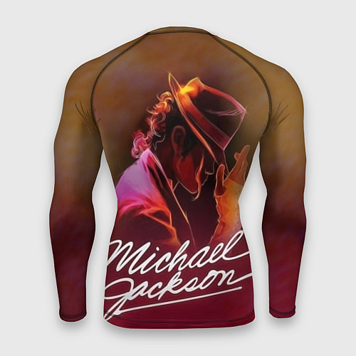 Мужской рашгард Michael Jackson нарисованный кистью / 3D-принт – фото 2