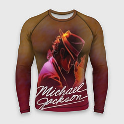 Мужской рашгард Michael Jackson нарисованный кистью
