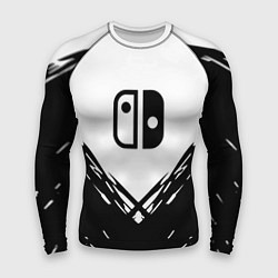 Мужской рашгард Nintendo краски лого