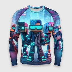 Мужской рашгард Minecraft - fantasy ai art