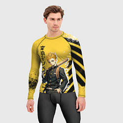 Рашгард мужской Токийские Мстители - Такемичи Ханагаки, цвет: 3D-принт — фото 2
