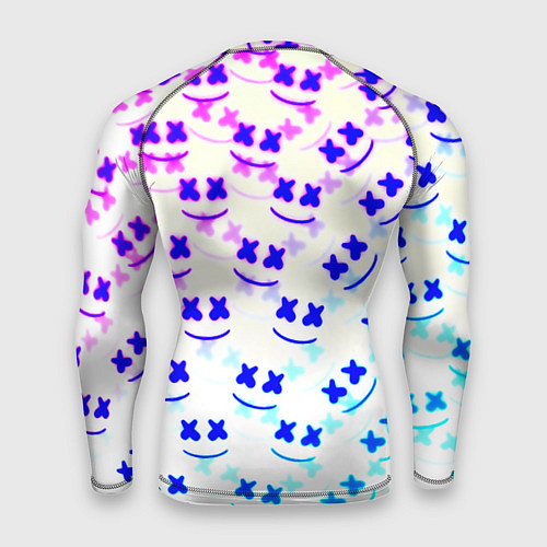 Мужской рашгард Marshmello pattern neon / 3D-принт – фото 2