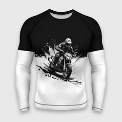 Мужской рашгард Scrambler BlacknWhite