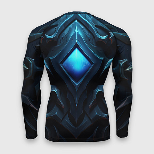 Мужской рашгард Синие магическое свещение / 3D-принт – фото 2