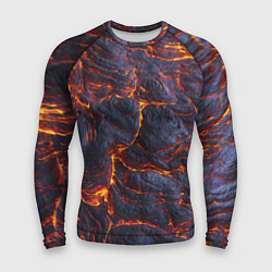 Рашгард мужской Вулканическая лава, цвет: 3D-принт