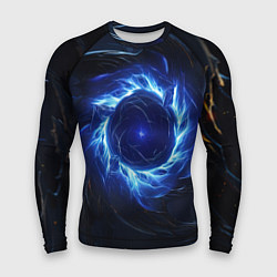 Мужской рашгард Синяя магическая абстракция