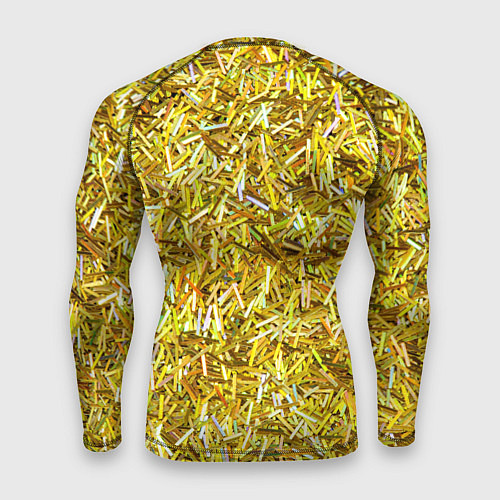 Мужской рашгард Золотые ленточки / 3D-принт – фото 2
