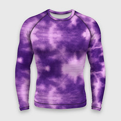 Рашгард мужской Фиолетовый тайдай, цвет: 3D-принт