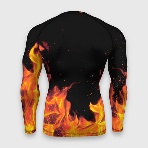Мужской рашгард Влад - имя в огне / 3D-принт – фото 2