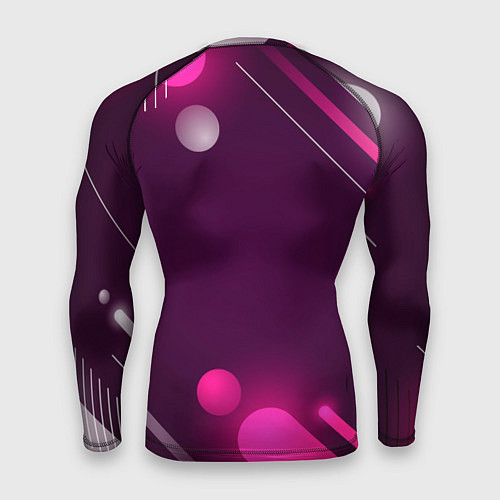 Мужской рашгард Стильная сова в одежде / 3D-принт – фото 2