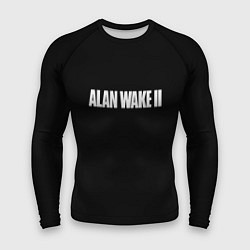 Мужской рашгард Alan Wake 2 logo game