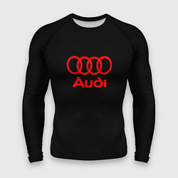 Мужской рашгард Audi red logo