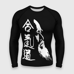 Мужской рашгард Морихэй Уэсиба - создатель айкидо