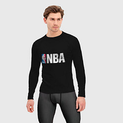 Рашгард мужской NBA logo sport, цвет: 3D-принт — фото 2