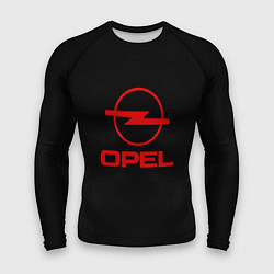 Мужской рашгард Opel red logo auto