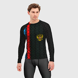 Рашгард мужской Россия спорт герб, цвет: 3D-принт — фото 2