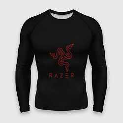 Мужской рашгард Razer red logo