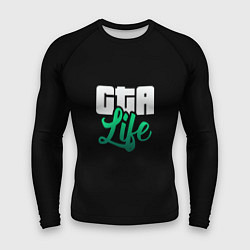 Мужской рашгард GTA life logo